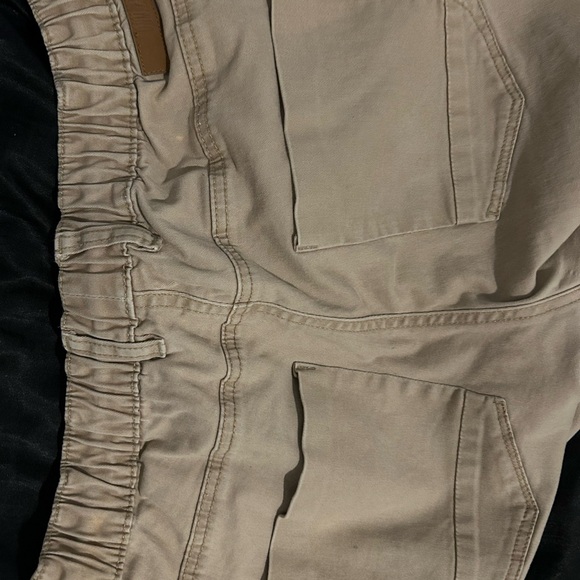 Drawstring khaki pants - Picture 3 of 4